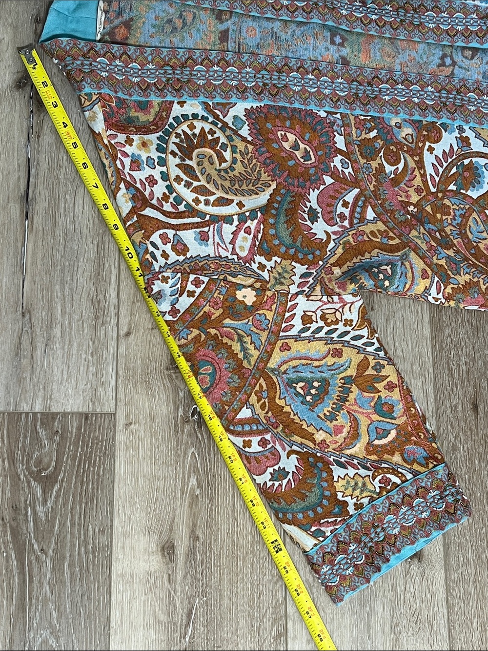 Soft Surroundings - Paisley Tapestry Open Kimono Verrado Jacket, Great Condition - Picture 7 of 12